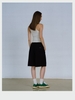 Black Pleated Bermuda Short