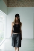 Grey Pleated Bermuda Short