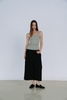 Grey Wide Cropped Trousers
