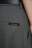 Grey Pleated Bermuda Short