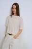 Beige Tencel-Cashmere T-Shirt