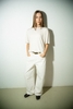 Beige Tencel-Cashmere T-Shirt