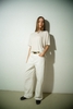 Beige Tencel-Cashmere T-Shirt
