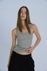 Black Ribbed Tank Top
