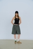 Light Grey Ribbed Tank Top