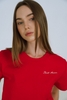 Red Cotton Baby Tee