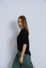 Black Tencel-Cashmere T-Shirt