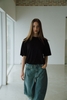 Black Tencel-Cashmere T-Shirt