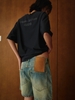 Black Cotton Twill Slub Shirt