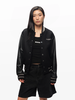 Black Virgil Wool Cow Hide Varsity