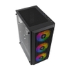Vỏ máy vi tính KENOO ESPORT AF300 - 3F - Màu Đen - (Size ATX)