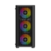 Vỏ máy vi tính KENOO ESPORT AF300 - 3F - Màu Đen - (Size ATX)