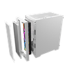Vỏ máy vi tính KENOO ESPORT M500 - 3F - Màu Trắng - (Size M-ATX)