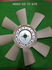 CÁNH QUẠT HO6C: 8C*50*75*670*4 lỗ