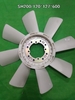 CÁNH QUẠT SH200: 8C*120*127*600*4 lỗ