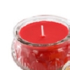 1 cặp hũ nến thủ tinh đỏ 2 nến đỏ