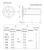 Vít SUNCO CSPSLH-ST3B-M2-4 – Ultra-Low Profile Machine Screw M2×4