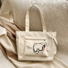 Túi xách vải Helo mumu túi tote canvas