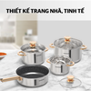 Bộ nồi inox 5 đáy Sunhouse SHG789