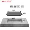 Bếp từ hồng ngoại Kaff KF-FL101IC – Công suất 4400W, mặt kính Ceramic chịu lực, điều khiển cảm ứng, thiết kế gọn nhẹ, phù hợp lắp âm tủ hoặc đặt bàn bếp