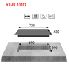 Bếp từ đôi Kaff KF-FL101II – Công suất 4400W, mặt kính Ceramic chịu lực, điều khiển cảm ứng, phù hợp không gian bếp nhỏ và lắp âm tủ
