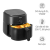 Nồi chiên không dầu Philips NA130/00 dung tích 6.2 L, công suất 1700 W, dễ vệ sinh