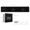 Lò nướng Comfee CO-AC70KB âm tủ, dung tích 70 lít, 8 chức năng nấu cài sẵn,, thiết kế kính đen sang trọng