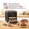 Nồi chiên không dầu Tefal FW501815 dung tích 11 L, công suất ~2050 W , khoang thép , dễ vệ sinh