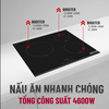 Bếp từ Bosch PUC631BB5E 60 cm – 3 vùng nấu cảm ứng, PowerBoost nấu nhanh, điều khiển TouchSelect đơn giản, thiết kế mặt vát sang trọng