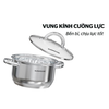Bộ nồi Inox 3 đáy Sunhouse SHG361
