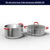 Bộ nồi xửng Inox 5 đáy Sunhouse SHG507-28