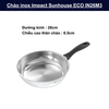 Chảo inox Impact Sunhouse ECO 16cm, 20cm, 24cm, 26cm, 28cm