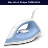 Bàn ủi khô Philips DST0520/20 – Công suất 1200 W, đế chống dính, diệt 99.99% vi khuẩn