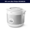 Nồi cơm điện Philips HD3008/30 dung tích 1.8L, công suất 700W, 10 chế độ nấu, lòng nồi chống dính, giữ ấm lâu