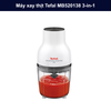 Máy xay thịt Tefal MB520138 3-in-1 công suất 300 W, dung tích cối 0.4L, lưỡi dao  không gỉ, tháo rửa dễ dàng