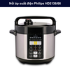 Nồi áp suất điện Philips HD2136/66 dung tích 5L, công suất 1000W, 14 chế độ nấu, màn hình điện tử, hẹn giờ linh hoạt