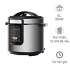 Nồi áp suất điện Philips HD2136/66 dung tích 5L, công suất 1000W, 14 chế độ nấu, màn hình điện tử, hẹn giờ linh hoạt