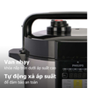 Nồi áp suất điện Philips HD2136/66 dung tích 5L, công suất 1000W, 14 chế độ nấu, màn hình điện tử, hẹn giờ linh hoạt