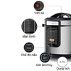Nồi áp suất điện Philips HD2237/66 dung tích 6L, công suất 1000W, 14 chế độ nấu