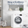 Máy sấy quần áo Bosch WQG24200SG (9 kg) – công nghệ Heat Pump siêu tiết kiệm năng lượng, thời gian sấy nhanh, ngăn nhăn Anti-Crease, sấy dịu nhẹ nhờ Sensitive Drying System