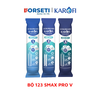 Bộ 3 Lõi Lọc Thô 123 Smax Pro V KAROFI dành cho máy KAQ-D58, KAQ-U96, KAD-L56, KAE-S85... (Công nghệ Smart Connect)