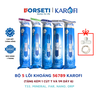 Bộ 5 lõi chức năng Karofi 56789 (T33, Min, Far, Nano, ORP Alkaline) giúp làm ngọt nước, bù khoáng và hỗ trợ cân bằng PH