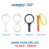 Tay gông vặn mở cốc lọc thô 123 kích cỡ 10 inch, 20 inch cho máy lọc nước RO