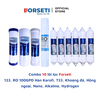 Bộ 10 lõi lọc nước Forseti chính hãng dùng cho máy lọc nước RO (123, RO 100GPD Hàn, 5678910)