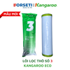 Lõi lọc thô số 3 Kangaroo Eco lắp cho máy lọc nước RO có 3 cốc lọc 10inch - Hàng chính hãng