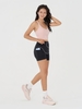 Quần Leggings Dáng Ngắn Siêu Co Giãn