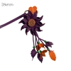 Charm hoa dã quỳ iSeren, da dê cao cấp, da thật handmade, móc khóa, charm treo túi xách, quà tặng cao cấp