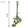 Charm hoa hồng tỉ muội iSeren, da dê cao cấp, da thật handmade, móc khóa, charm treo túi xách, quà tặng cao cấp