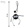 Charm con bồ hóng (Susuwatari) iSeren, da bò cao cấp, da thật handmade, móc khóa, charm treo túi xách, quà tặng cao cấp