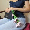 Charm hoa chuông iSeren, da bê cao cấp, da thật handmade, móc khóa, charm treo túi xách, quà tặng cao cấp